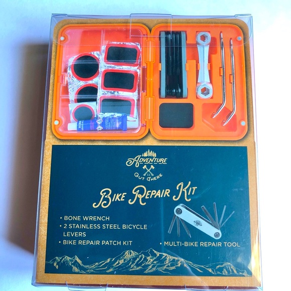 NEW BICYCLE CLUB Bike Repair Kit with Orange Case - Picture 4 of 16